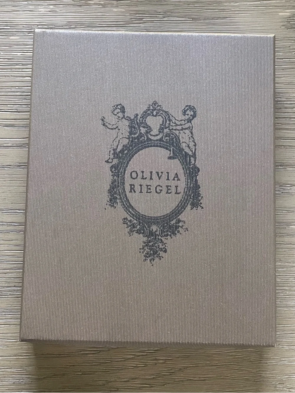 NIB | Olivia Riegel Paw Print Frame 4x6 Crystal Paw Print Glass Photo Frame